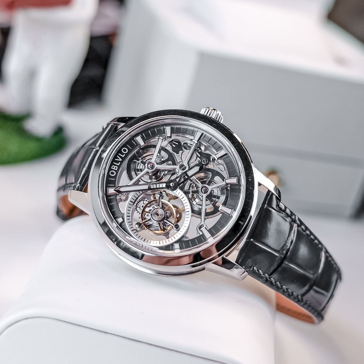 Đồng hồ OBLVLO Tourbillon VM-TB-YBB