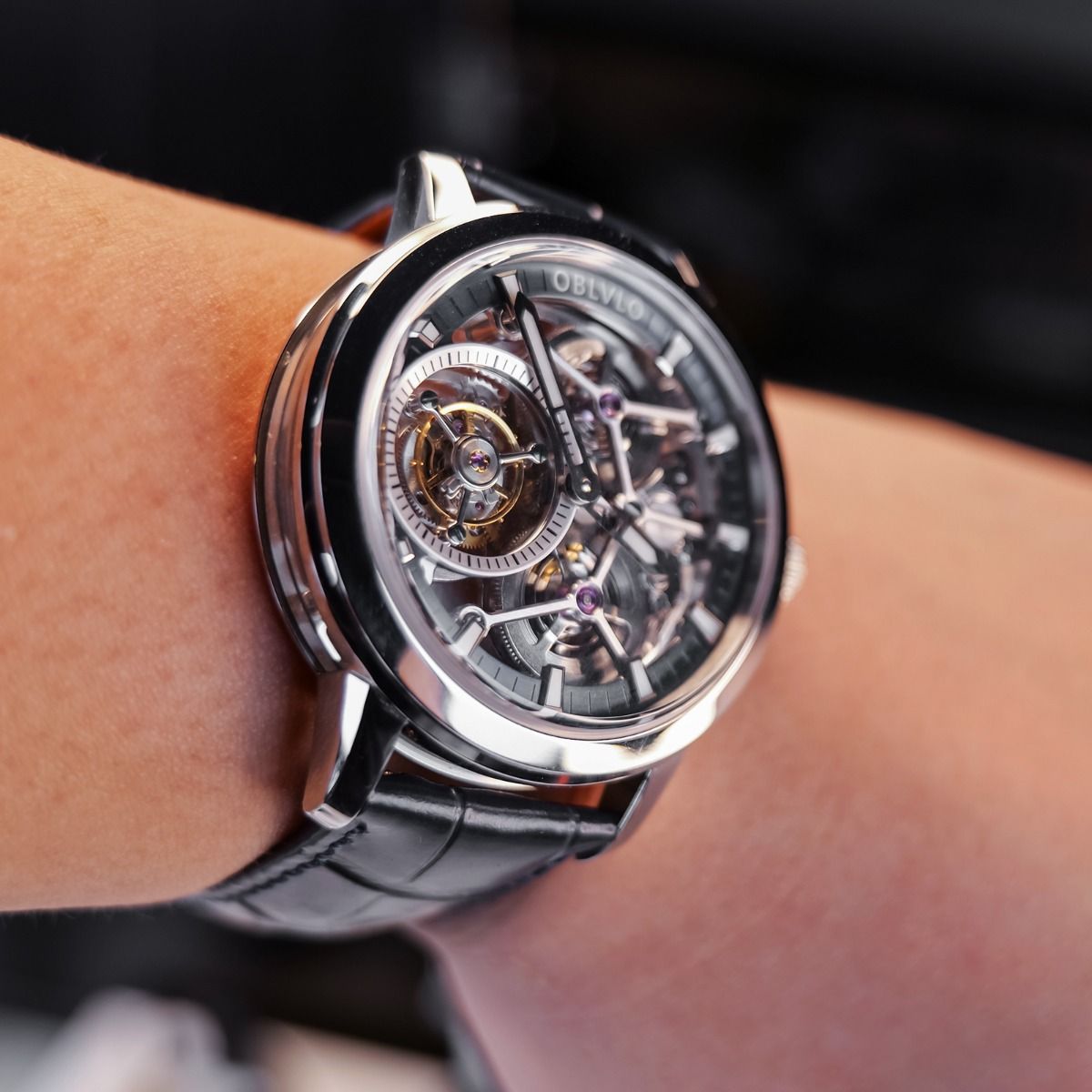 Đồng hồ OBLVLO Tourbillon VM-TB-YBB