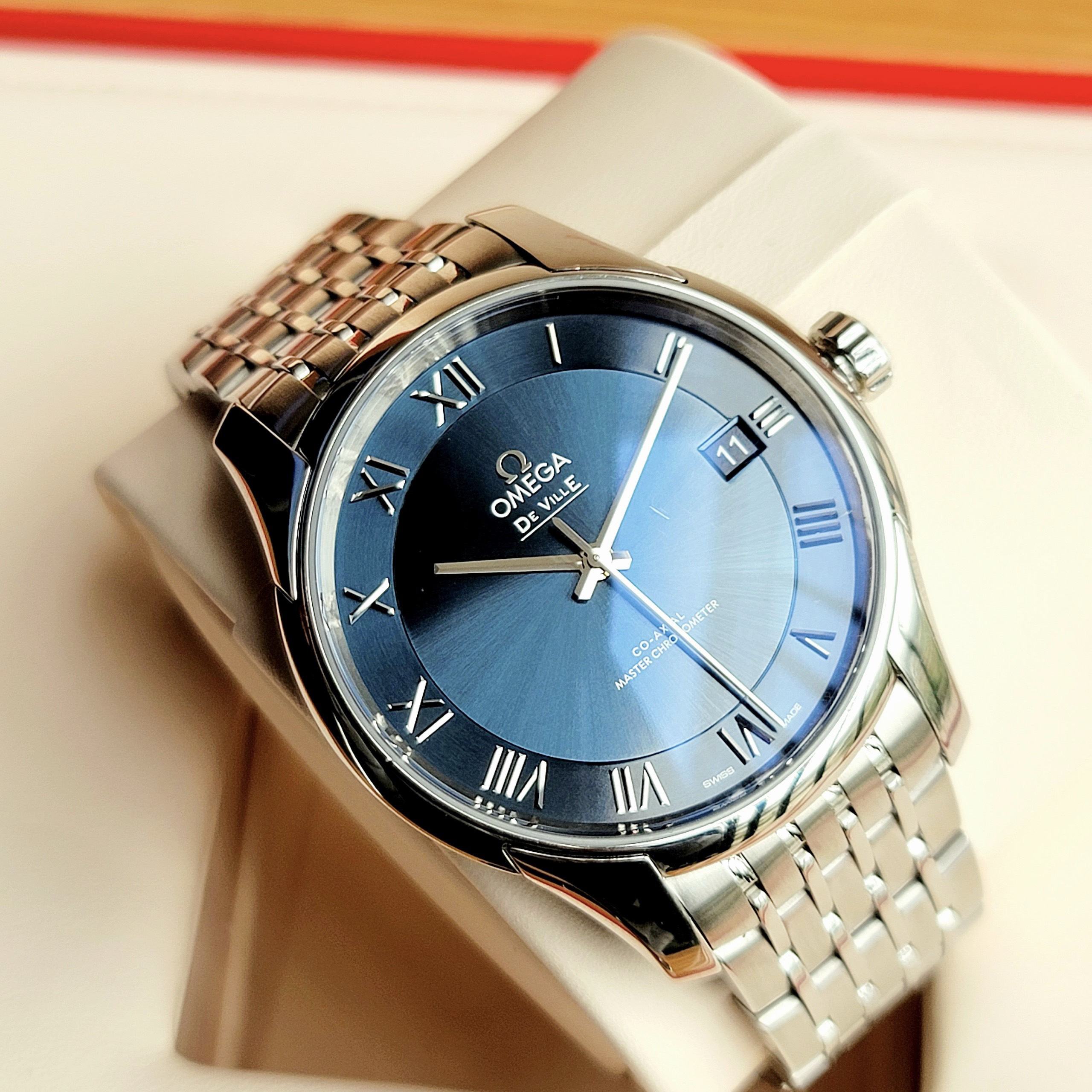 Đồng Hồ Omega De Ville Hour Vision 433.10.41.21.03.001 - Cũ