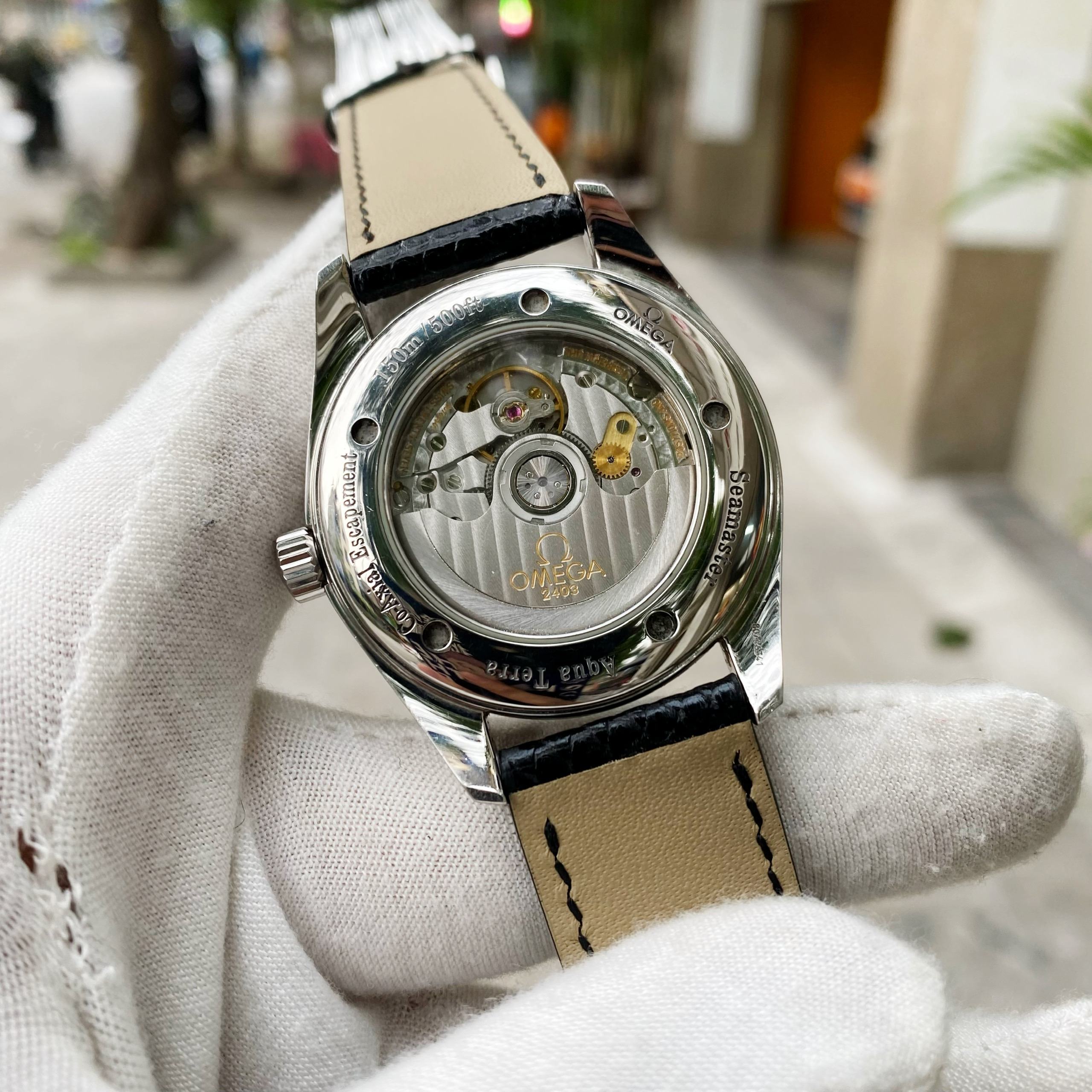 Đồng Hồ Omega Seamaster Aqua Terra Co-Axial 39.5 Railmaster 2803.52.37 - Cũ