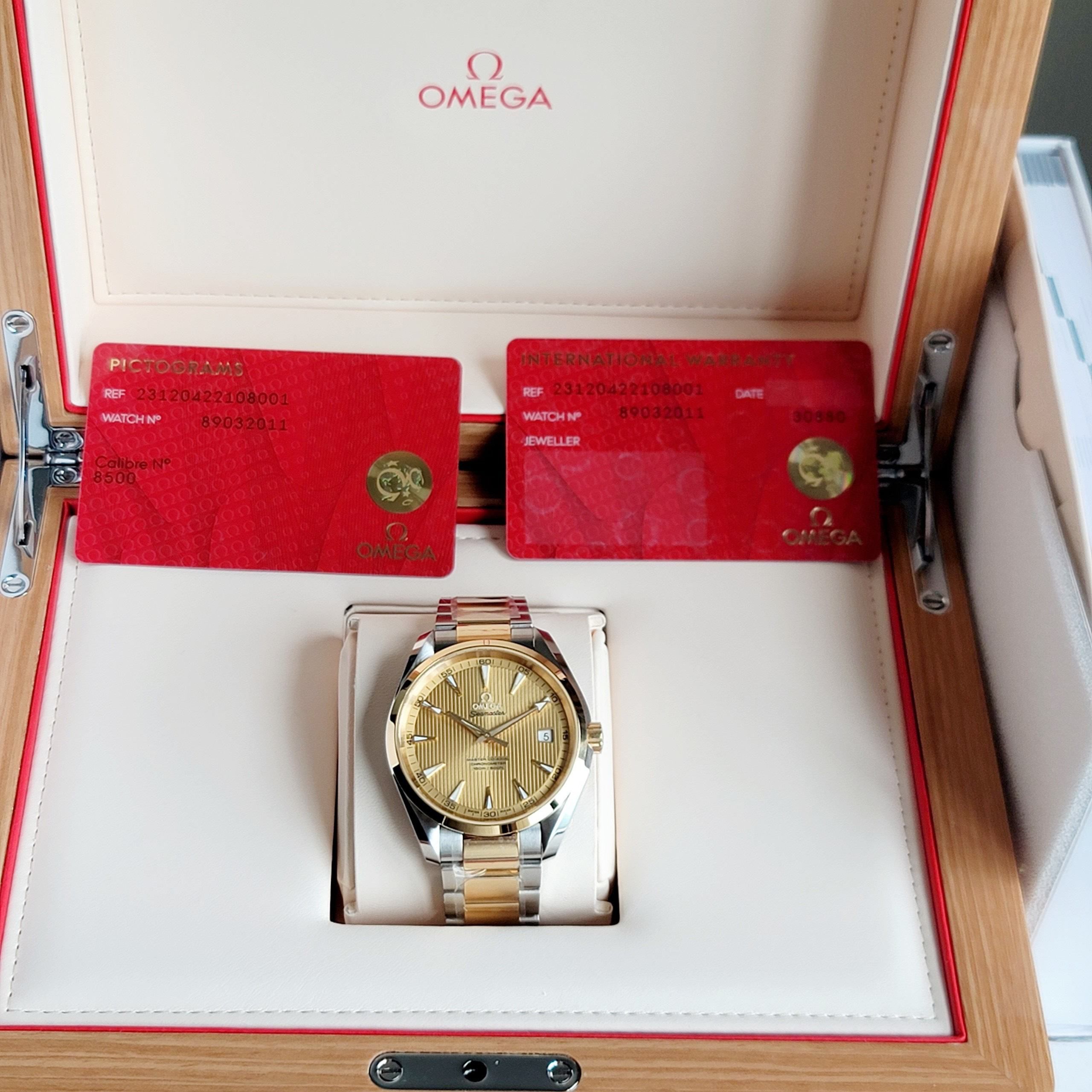 Đồng Hồ Aqua Terra Master Co-Axial Chronometer 231.20.42.21.08.001