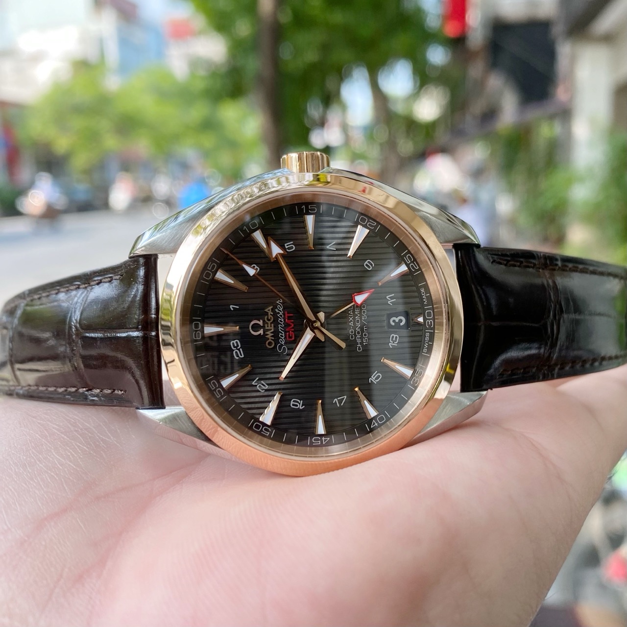 Đồng Hồ Omega Seamaster Chronometer GMT 231.23.43.22.06.001 - Cũ