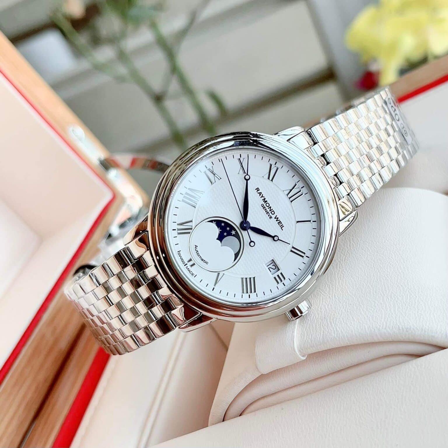 Đồng Hồ Raymond Weil Maestro Moonphase - 2879-ST-00308