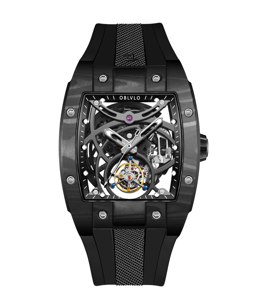 Đồng Hồ OBLVLO Tourbillon EM-RT-CBB