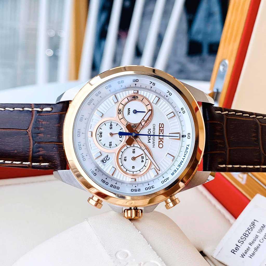 ng H Nam Seiko Chronograph SSB250P1 Ch nh H ng