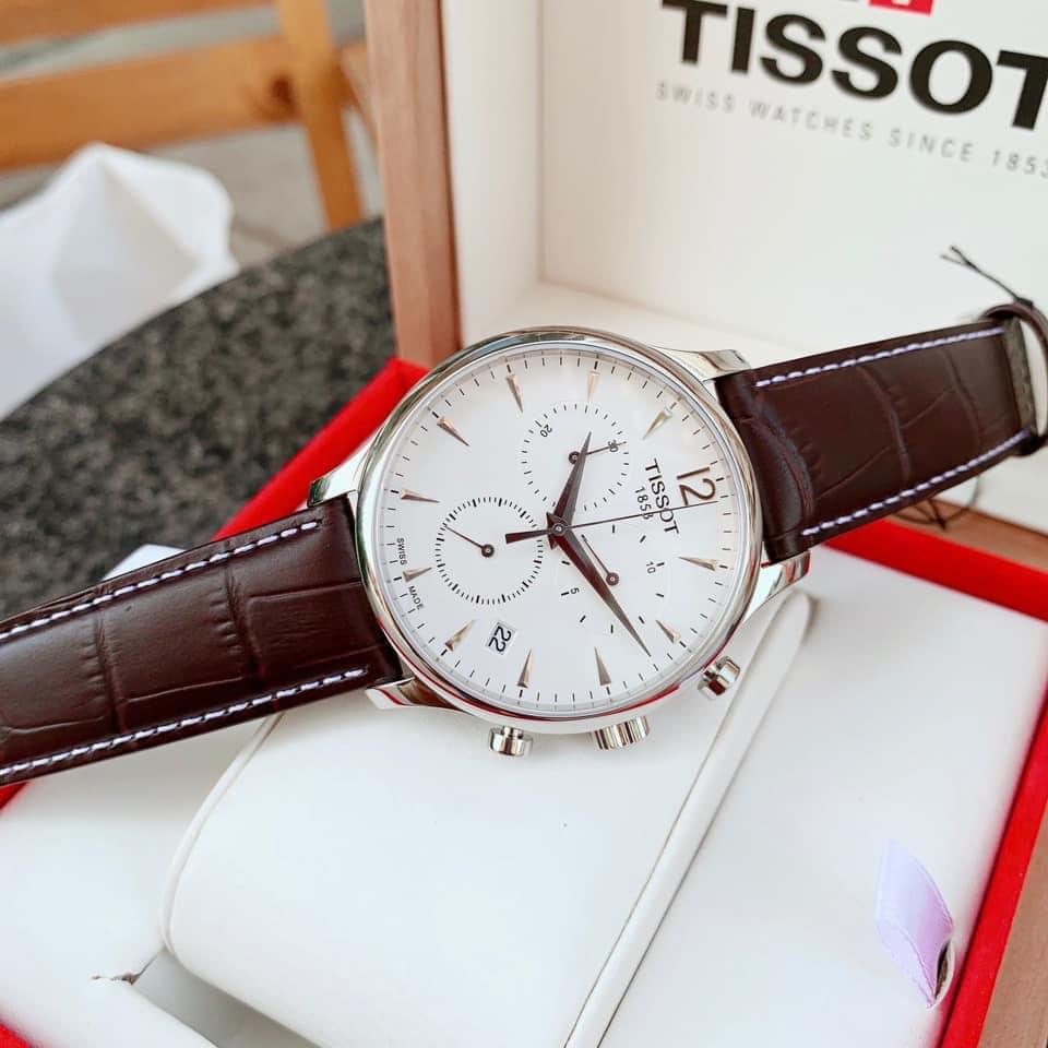 Cheap Elegant Leather 19 mm Replacement Watch Strap T063.617.16.037.00_K0031751