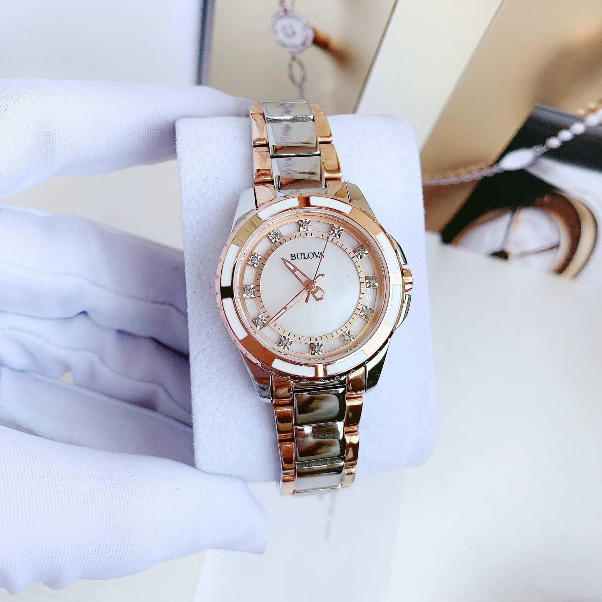 ng H N Bulova Diamond 98P134 Chinh Hang