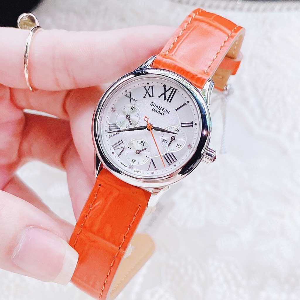 Đồng Hồ Nữ Casio Sheen SHE-3049L-7A Chính Hãng