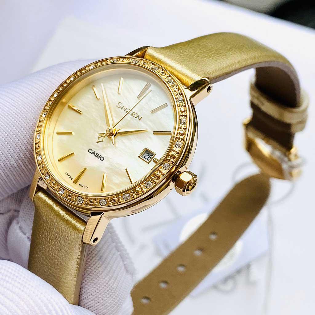 Đồng Hồ Nữ Casio Sheen SHE-4060GL-9AUDF Chính Hãng