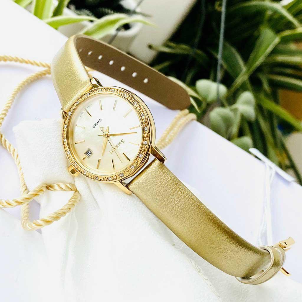 Đồng Hồ Nữ Casio Sheen SHE-4060GL-9AUDF Chính Hãng