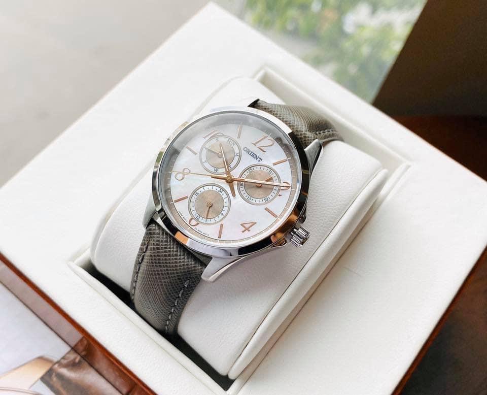 Đồng Hồ Nữ Orient FSX09005W0 Quartz Leather Chính Hãng