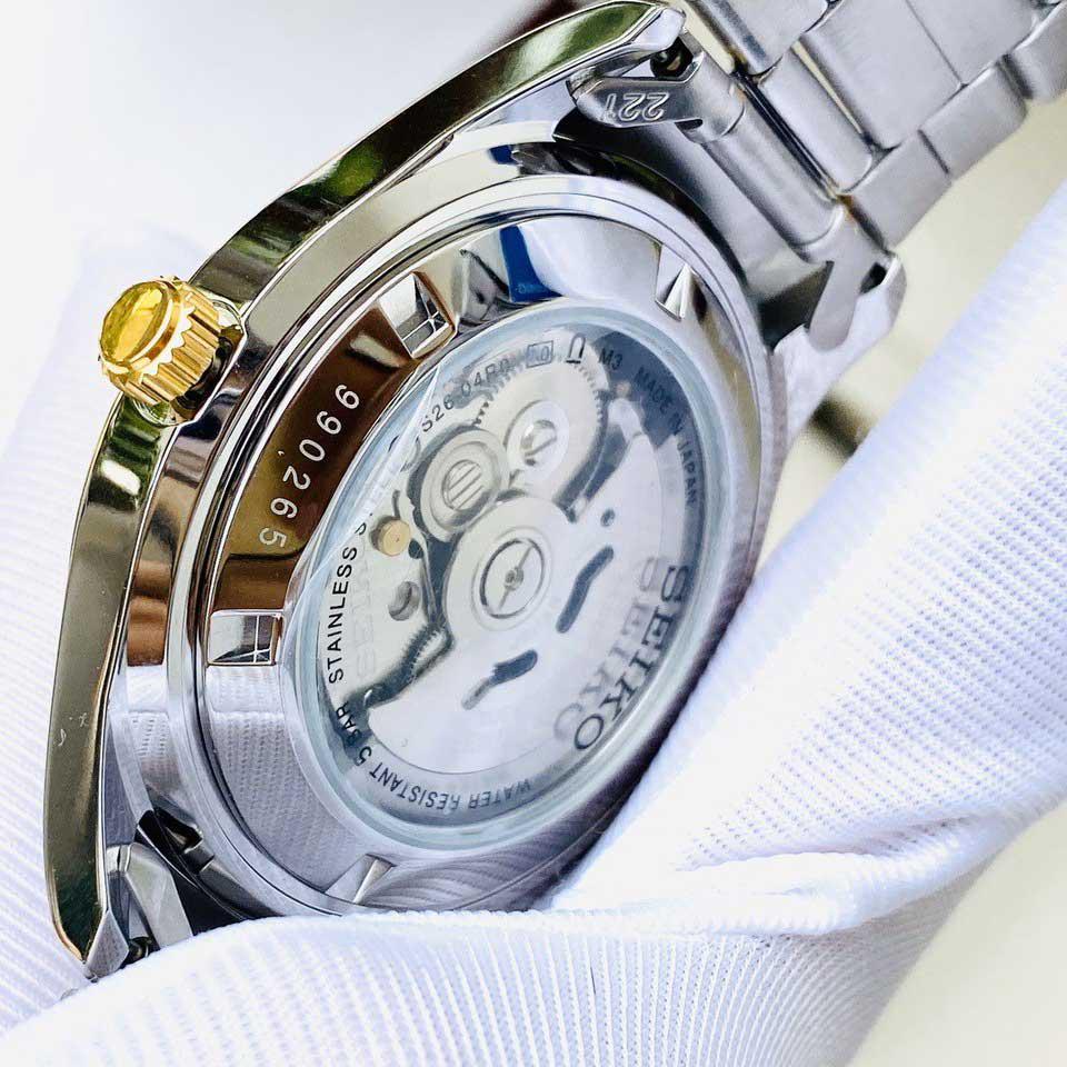 Đồng Hồ Seiko 5 Arabic Dial Automatic White Dial SNKP22J1