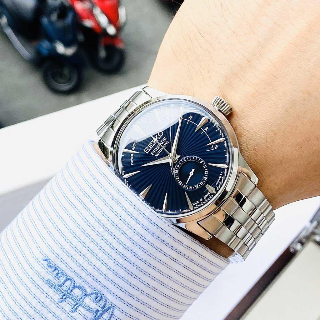 Đồng Hồ Nam Seiko Presage Cocktail Blue SSA347J1 Chính Hãng