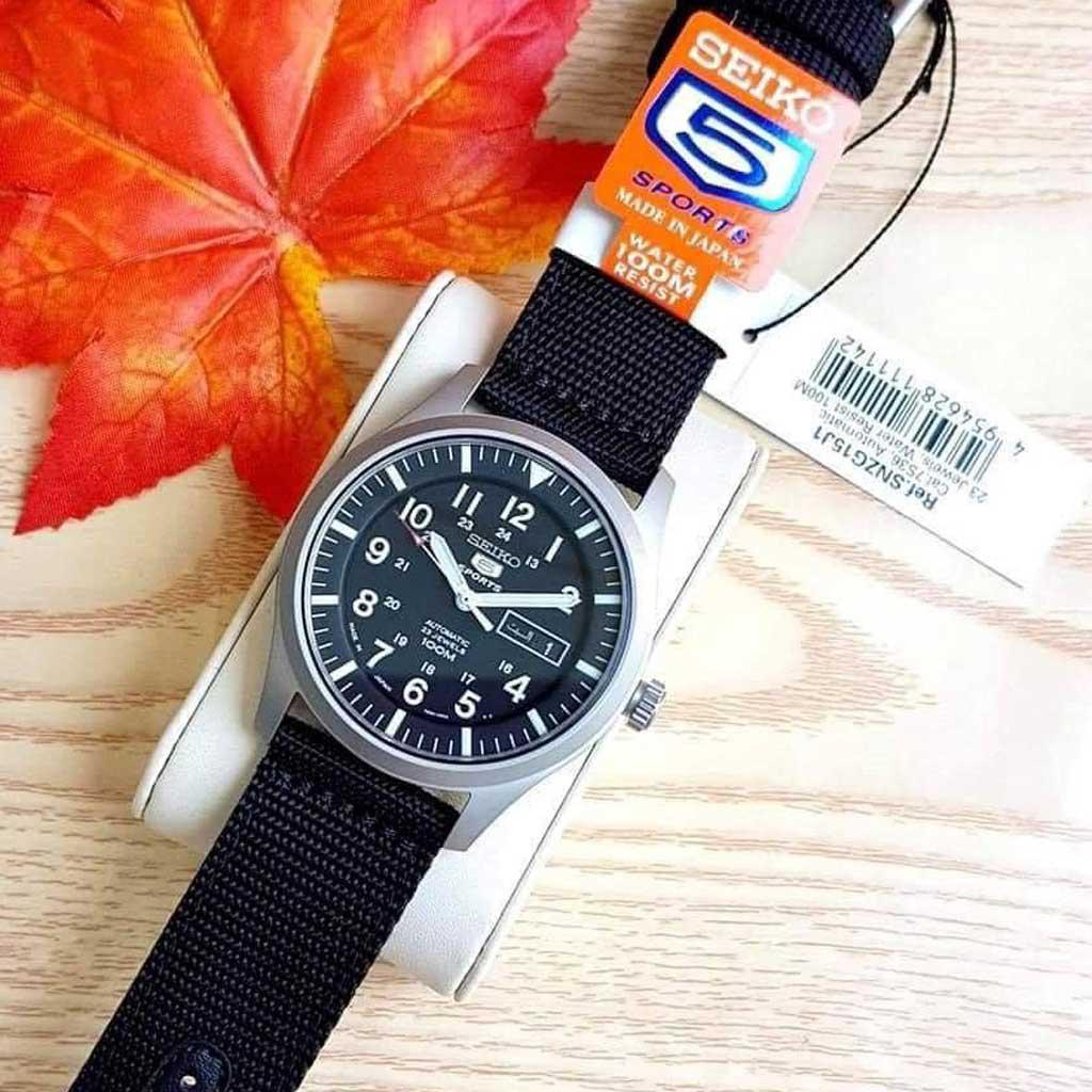 Đồng Hồ Seiko Quân Đội Size 42 Nội Địa SNZG09J1 SNZG11J1 SNZG15J1