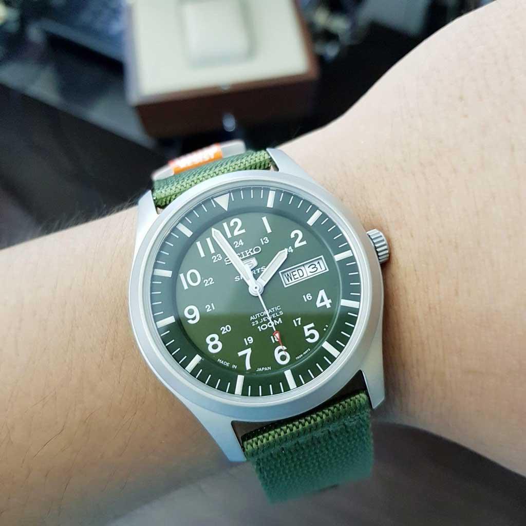 Đồng Hồ Seiko Quân Đội Size 42 Nội Địa SNZG09J1 SNZG11J1 SNZG15J1