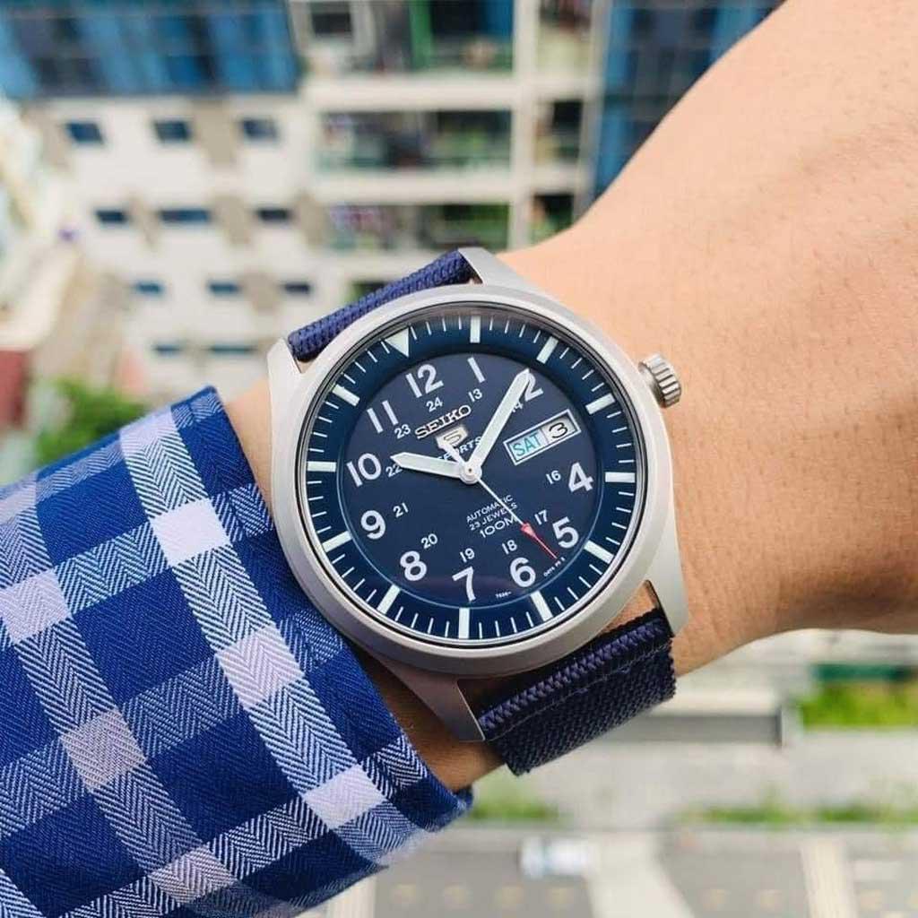 Đồng Hồ Seiko Quân Đội Size 42 Nội Địa SNZG09J1 SNZG11J1 SNZG15J1