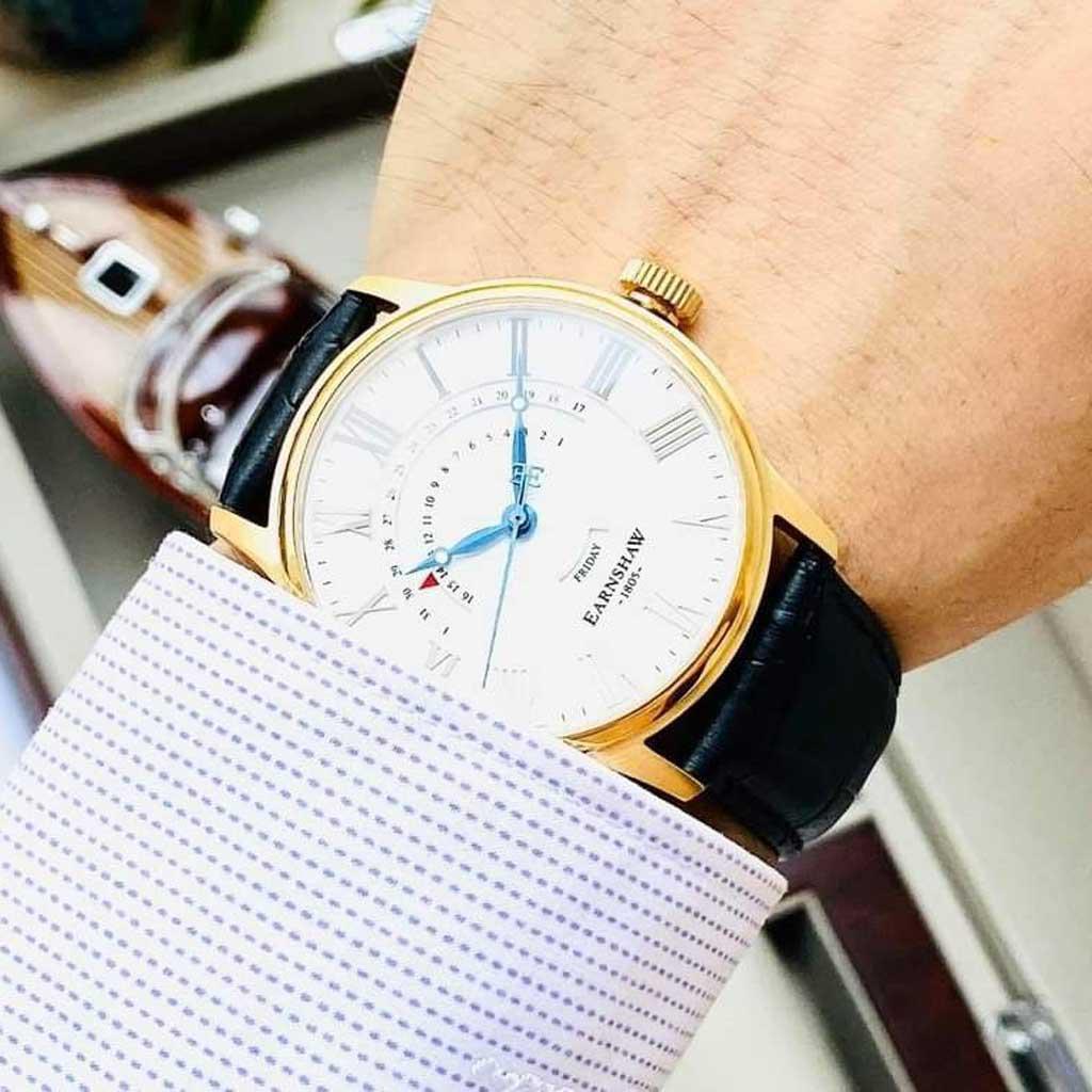 Đồng Hồ Nam Thomas EarnShaw Quartz ES-8077-03 Chính Hãng