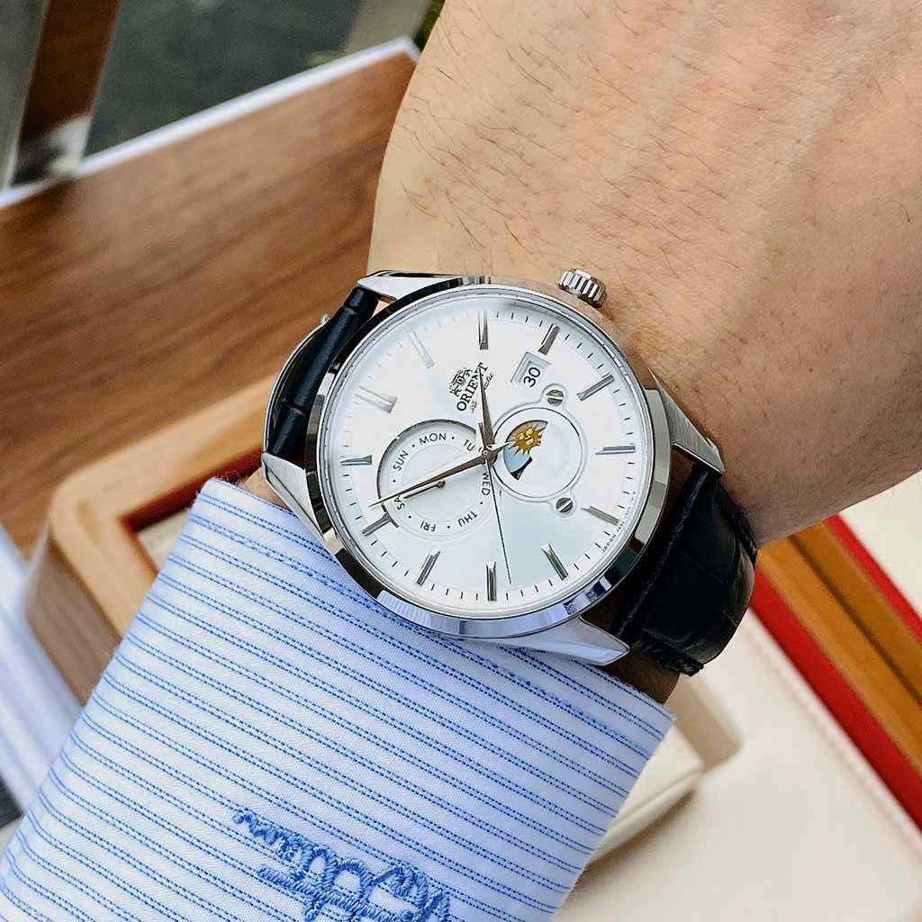 Đồng Hồ Nam Orient Sun And Moon Gen 5 Automatic RA-AK0310S10B / RA-AK0310S30B / RA-AK0310S00C / RN-AK0305S Chính Hãng Nhật Bản