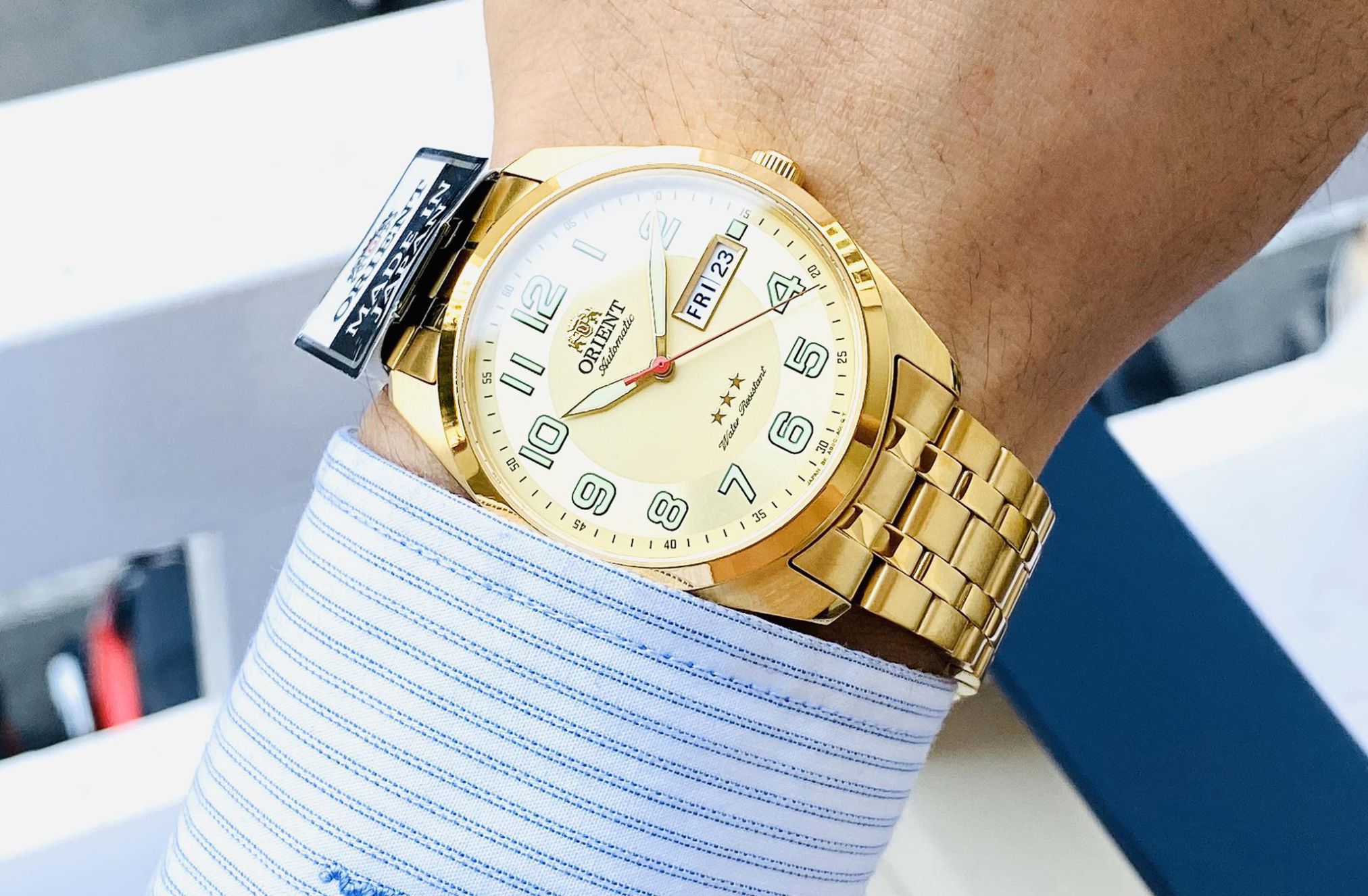 Đồng Hồ Nam Orient Three Start Automatic SAB0C005C8