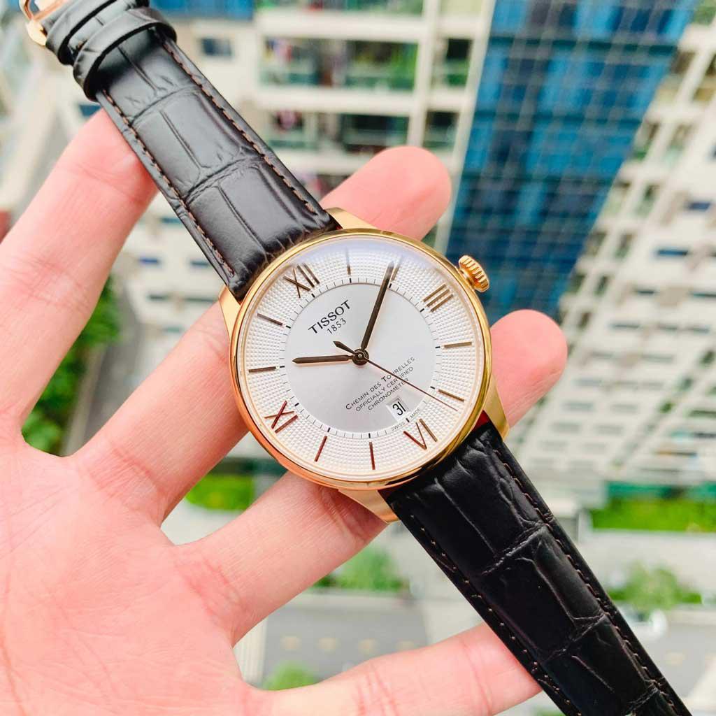 Đồng Hồ Nam Tissot Chemin Des Tourelles Chronomerter T099.408.36.038.00