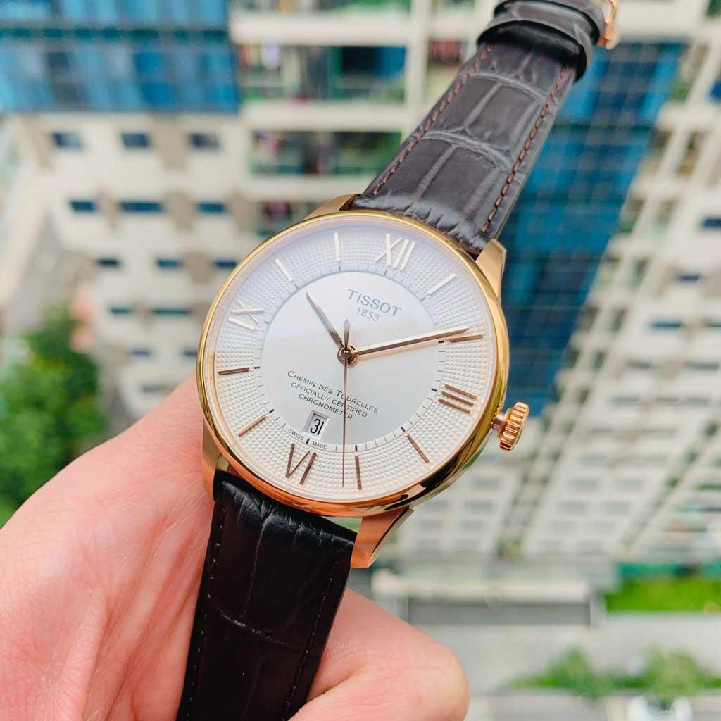 Đồng Hồ Nam Tissot Chemin Des Tourelles Chronomerter T099.408.36.038.00