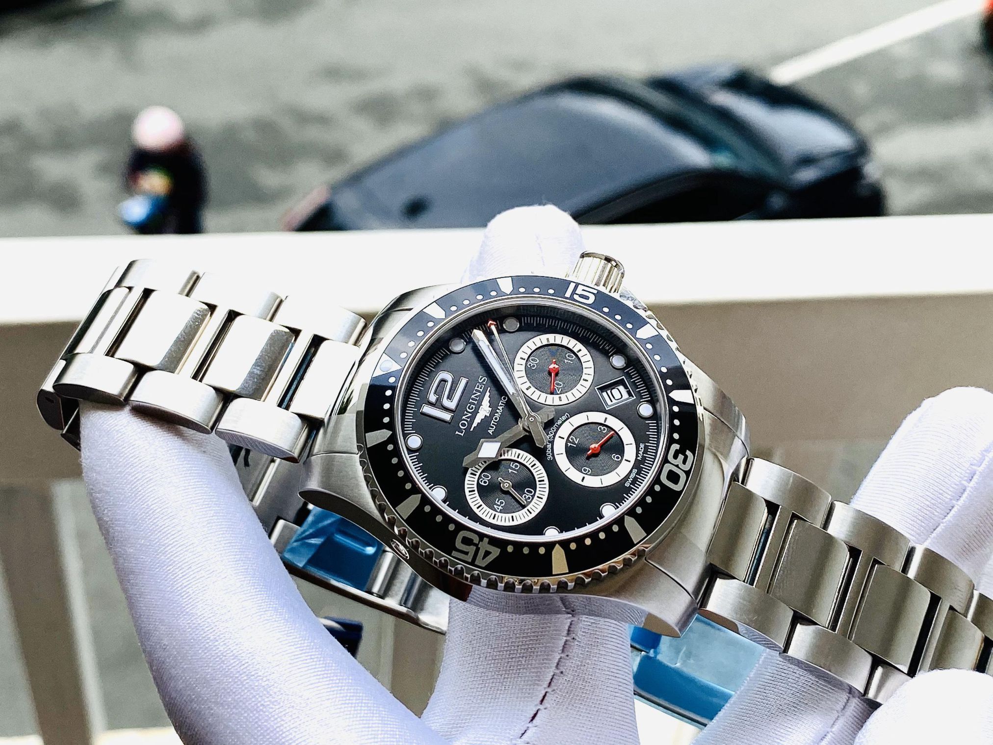 ĐỒNG HỒ NAM LONGINES HYDROCONQUEST L3.744.4.56.6