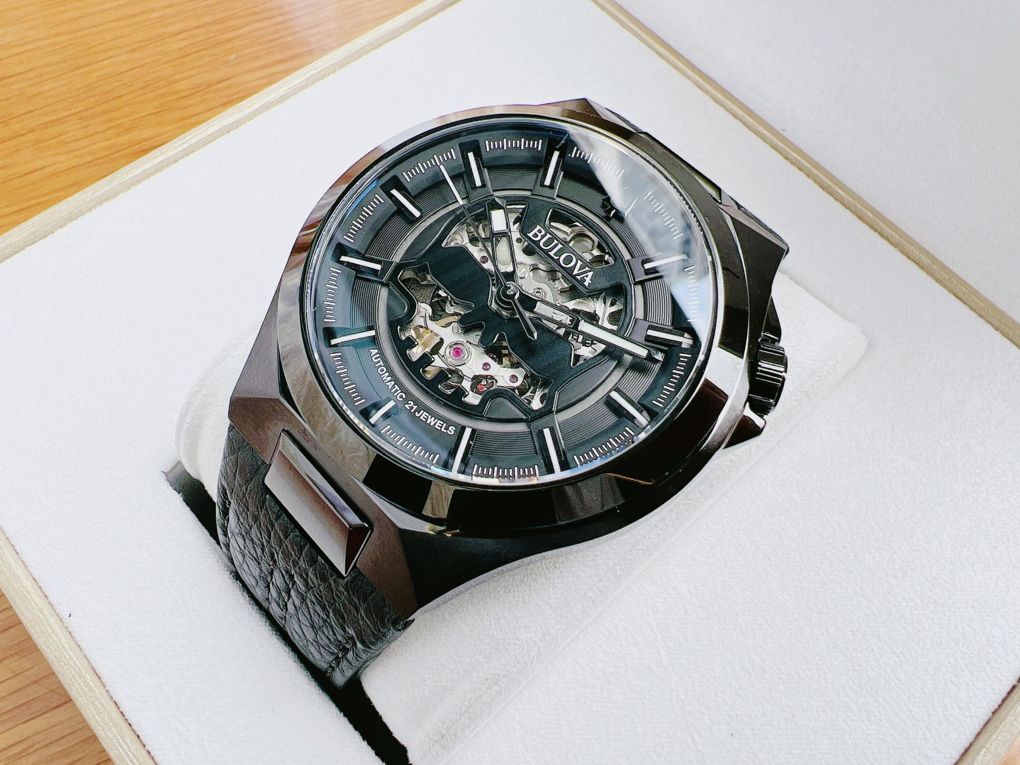 Đồng Hồ Nam Bulova Maquina Automatic 98A238