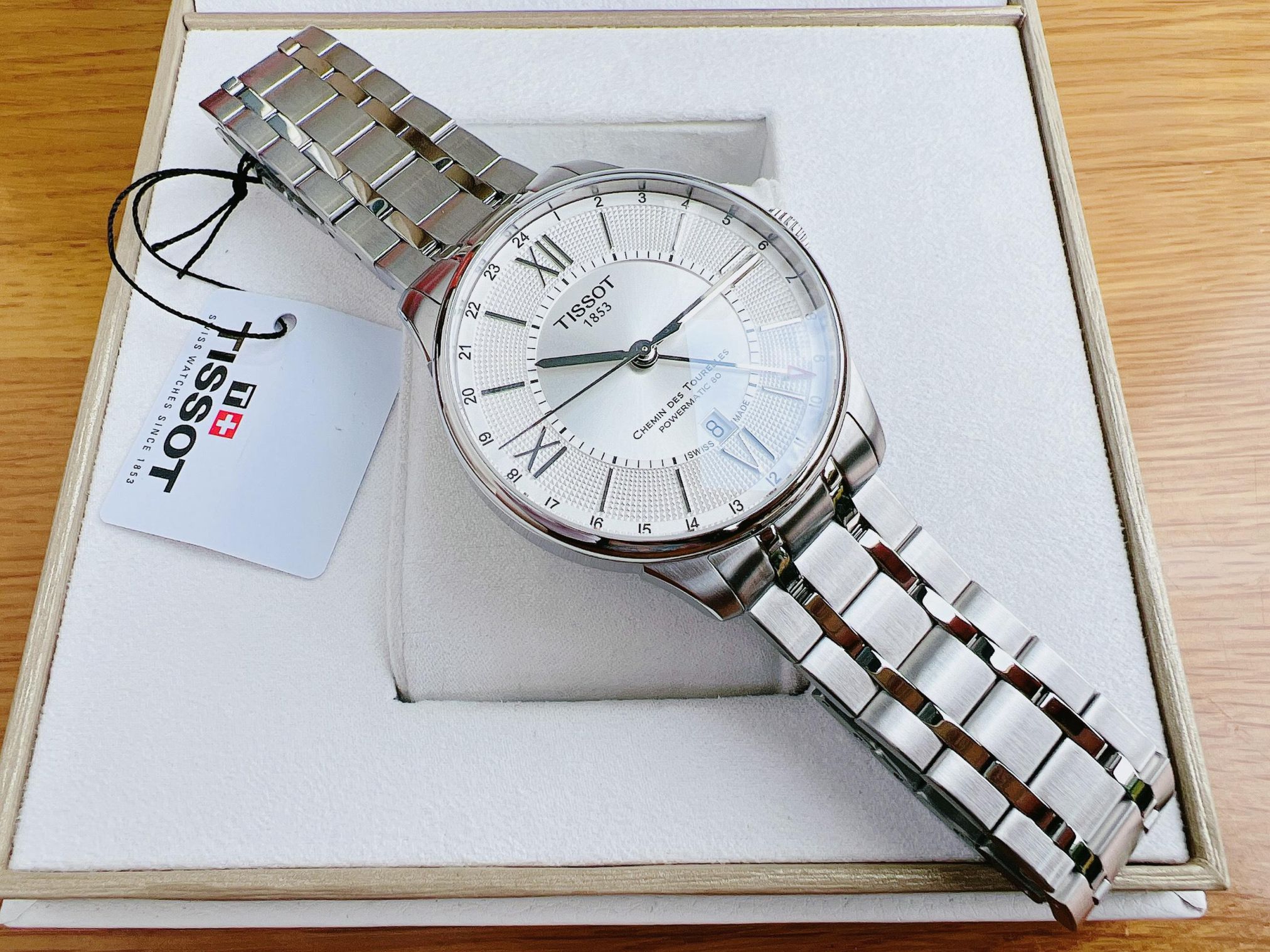 Đồng Hồ Nam Tissot Chemin Des Tourelles GMT White T099.429.11.038.00