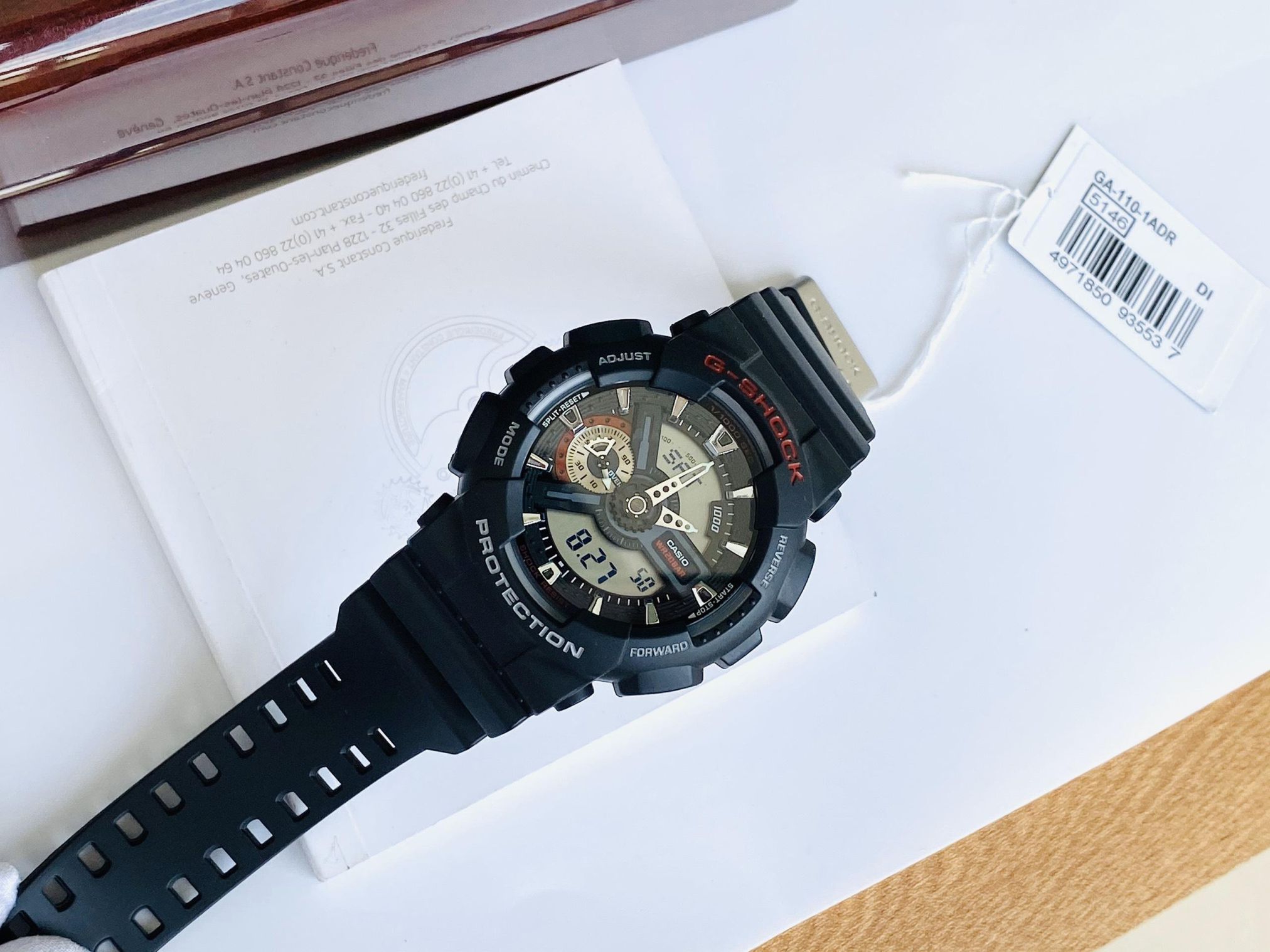 Cách chỉnh giờ đồng hồ Casio G-Shock GA 110-1A (GA-110-1ADR)