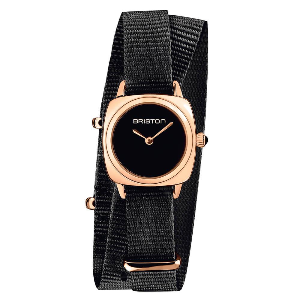 Đồng Hồ Nữ Briston Clubmaster Lady Acier Gold 19924.SPRG.M.1.NB