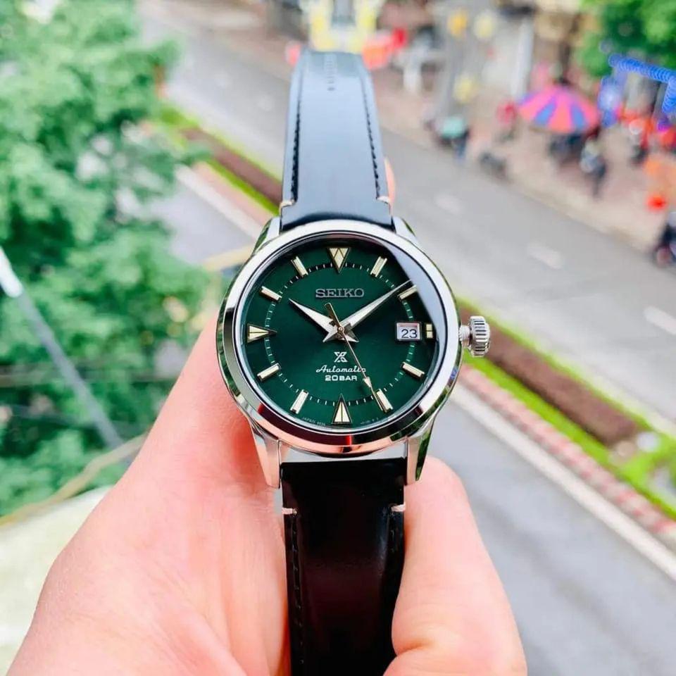 Đánh giá chi tiết Đồng Hồ Seiko Alpinist Green - SPB245J1