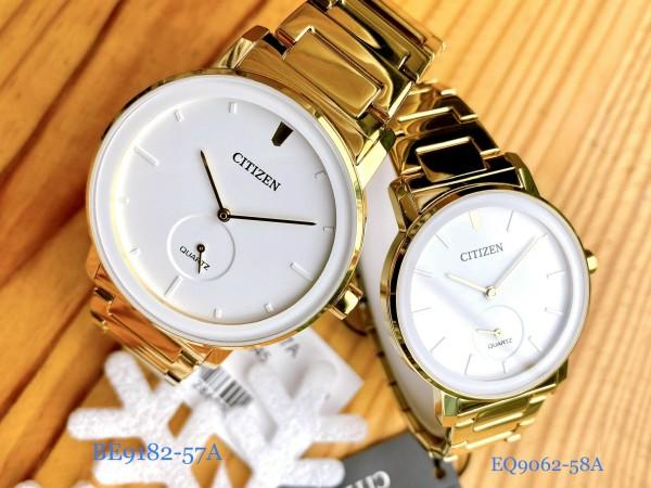 Đồng hồ đôi Citizen BE9182-57A và EQ9062-58A là những mẫu đồng hồ cao cấp của thương hiệu Citizen.