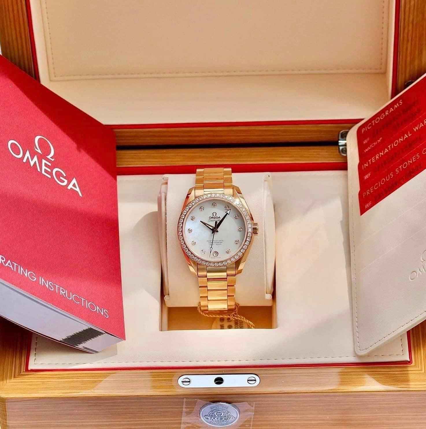 Đồng hồ Omega Aqua Terra 150m Master Chronometer Red Gold 231.55.39.21.55.001