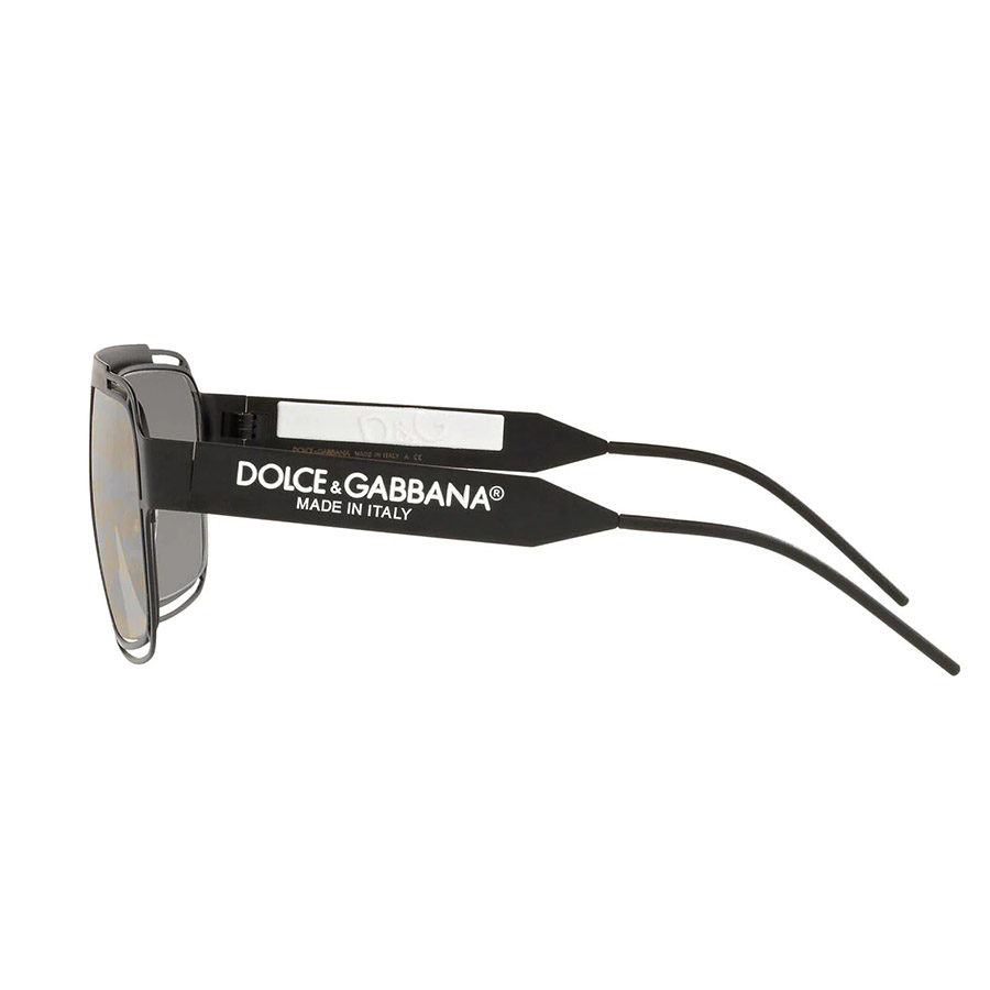 Kính Mát Nam Dolce & Gabbana D&G DG2270 Màu Đen Bạc