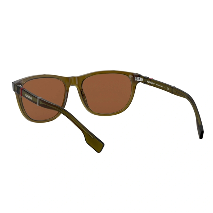 Kính Mát Burberry BE 4319 335673 Brown Rectangular Sunglasses Màu Nâu