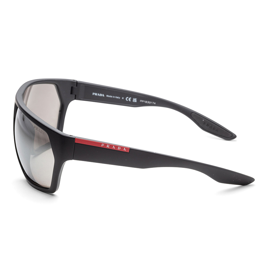 Kính Mát Unisex Prada Linea Rossa Black Sunglasses PS08US-DG02B067 Màu Xám Đen