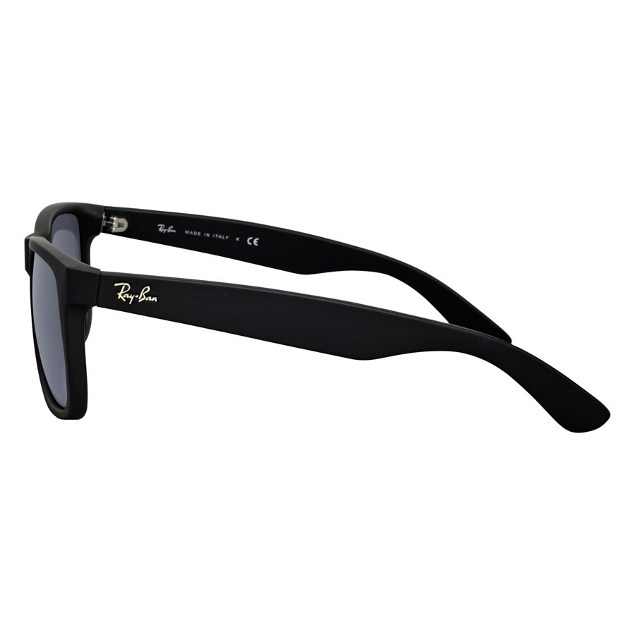 Kính Mát Nam Rayban Justin Classic Grey Gradient Rectangular Men's Sunglasses RB4165 601/8G 54 Màu Đen