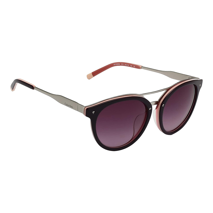 Kính Mát Nữ Calvin Klein CK Women Platinum Label 53mm Purple Sunglasses CK1222SA-513 Màu Tím
