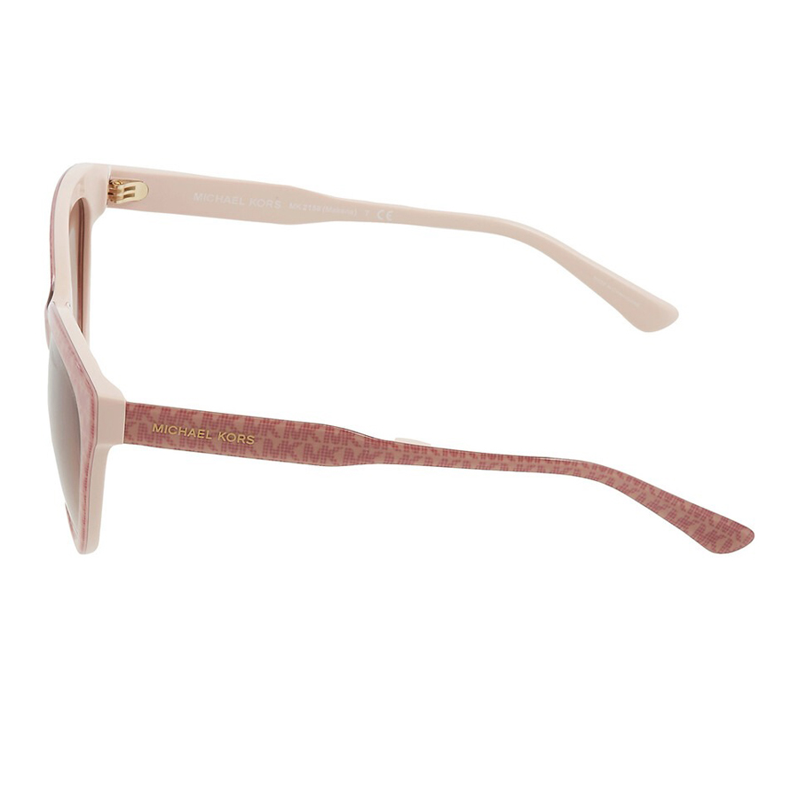 Kính Mát Nữ Michael Kors MK Brown Pink Gradient Cat Eye Ladies Sunglasses MK2158 310511 55 Màu Hồng Nâu