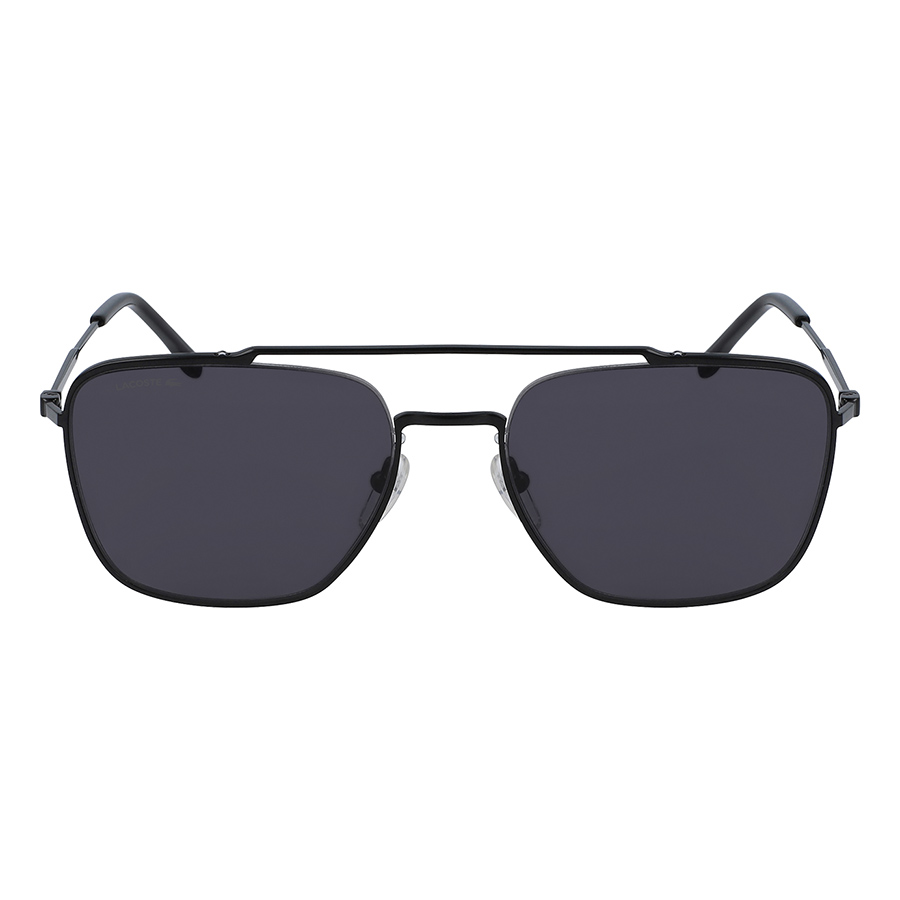 Kính Mát Nam Lacoste Dark Grey Square Men Sunglasses L105SND 001 55 Màu Xám Đậm