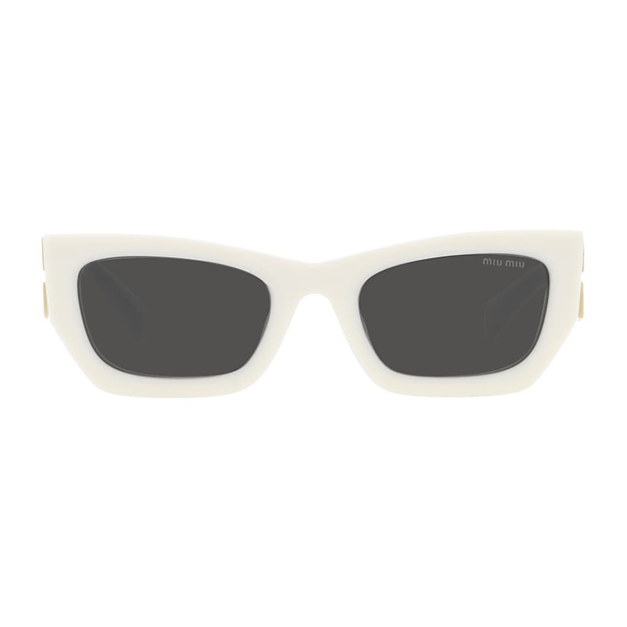 Kính Mát Nữ Miu Miu Glimpse Rectangle Frame Sunglasses Màu Trắng
