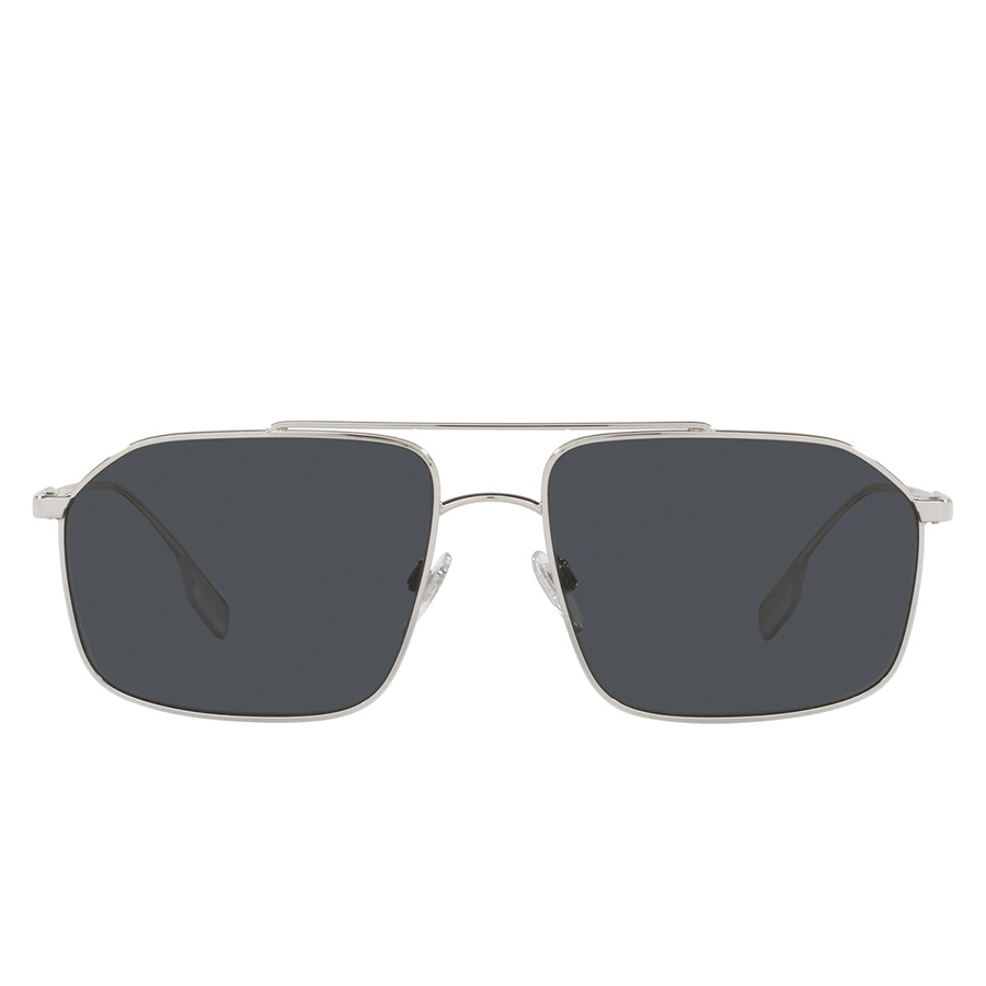Kính Mát Nam Burberry BBR  Men's Sunglasses BE3130 100587 59 Màu Xám Đậm