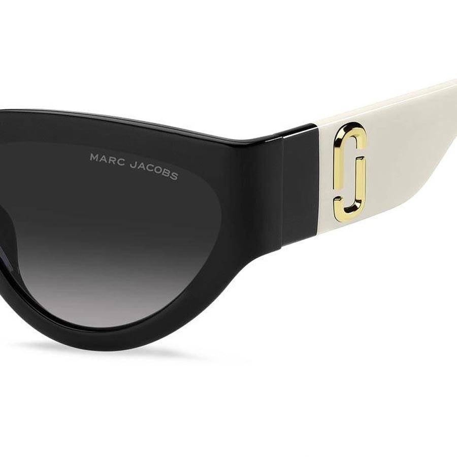 Kính Mát Nữ Marc Jacobs 645/S - 80S 9O Black White Sunglasses Màu Đen Trắng