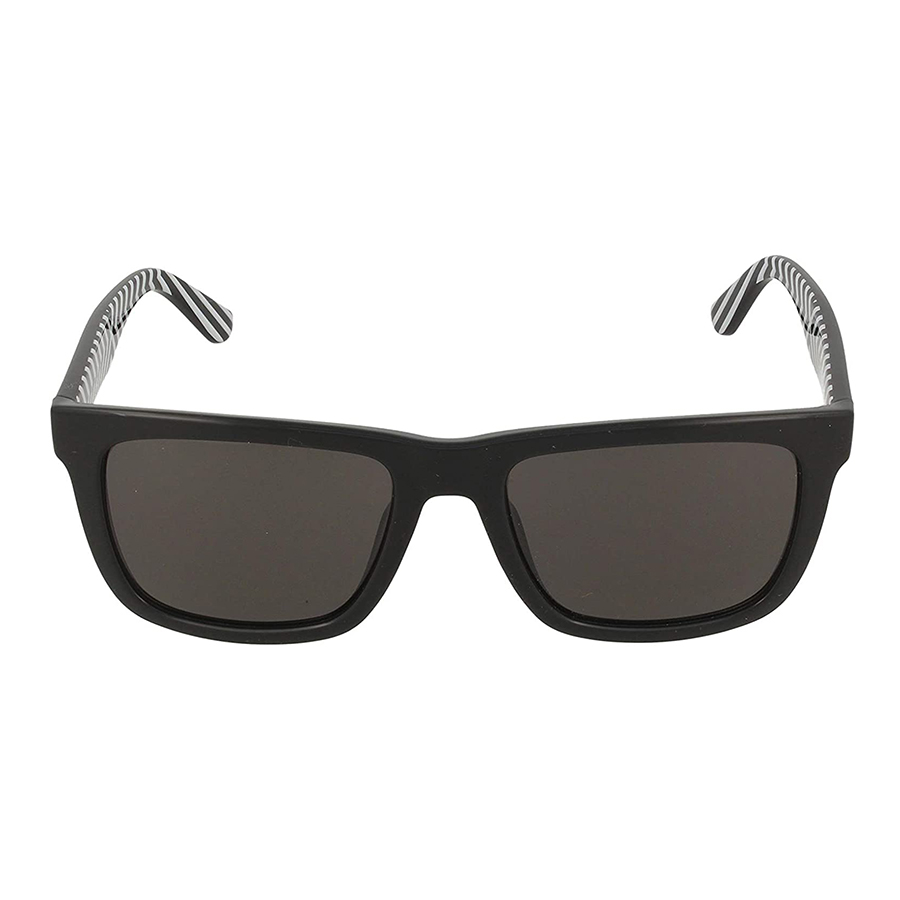Kính Mát Lacoste Reverse Stripe Wayfarer Sunglasses in Black L750S 001 54 Màu Đen Xám