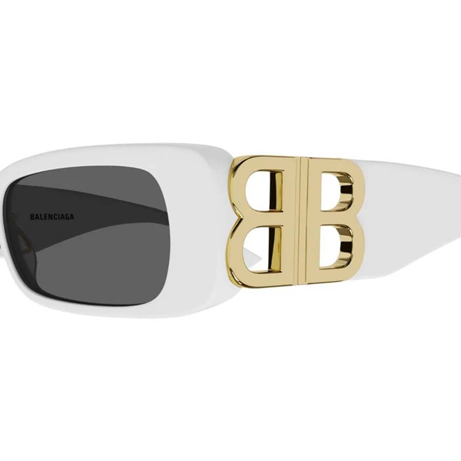 Kính Mát Balenciaga BB0096S 011 Sunglasses Màu Trắng