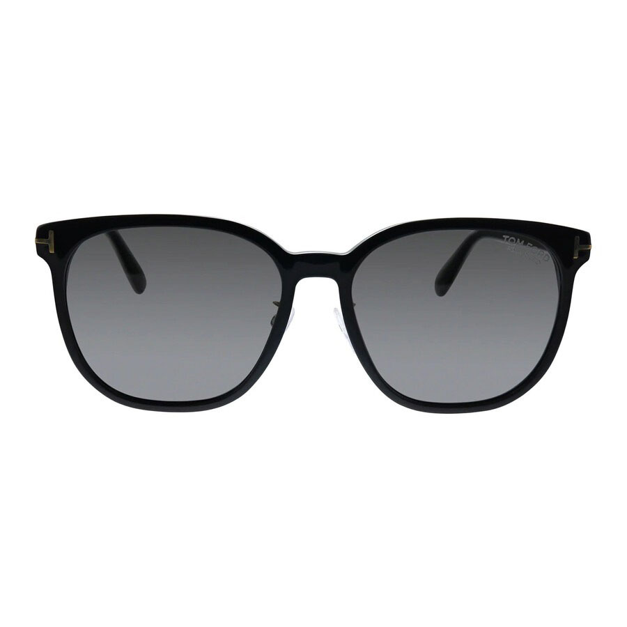 Kính Mát Tom Ford Grey Square Unisex Sunglasses FT0801K 01D 59 Màu Xám