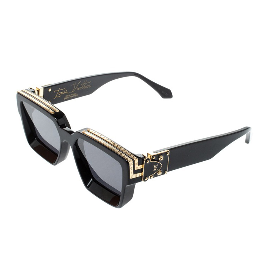Shop Louis Vuitton 1.1 Evidence Metal Square Sunglasses (Z1584U