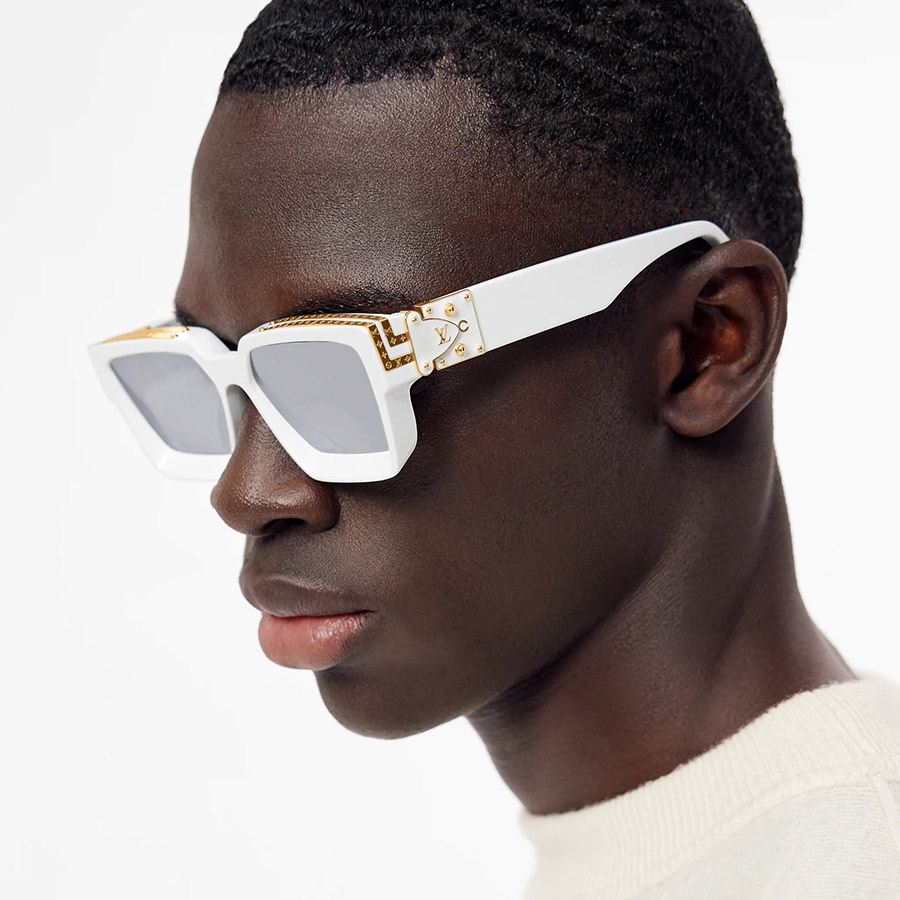 Kính Mát Louis Vuitton LV 1.1 Millionaires Sunglasses Z1166W Màu Trắng Vàng