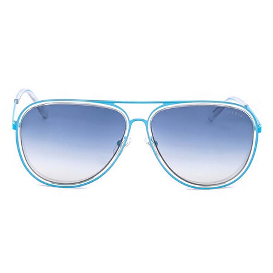 Kính Mát Guess Men's Blue Aviator/Pilot Sunglasses GU698290W64 Màu Xanh Blue