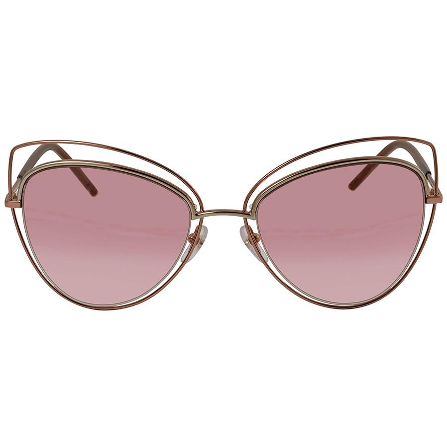Kính Mát Marc Jacobs Pink Beige Cat Eye Ladies Sunglasses MARC8S0TXA56